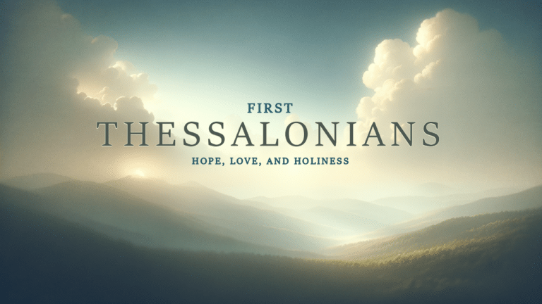 First Thessalonians Hope, Love and Holiness